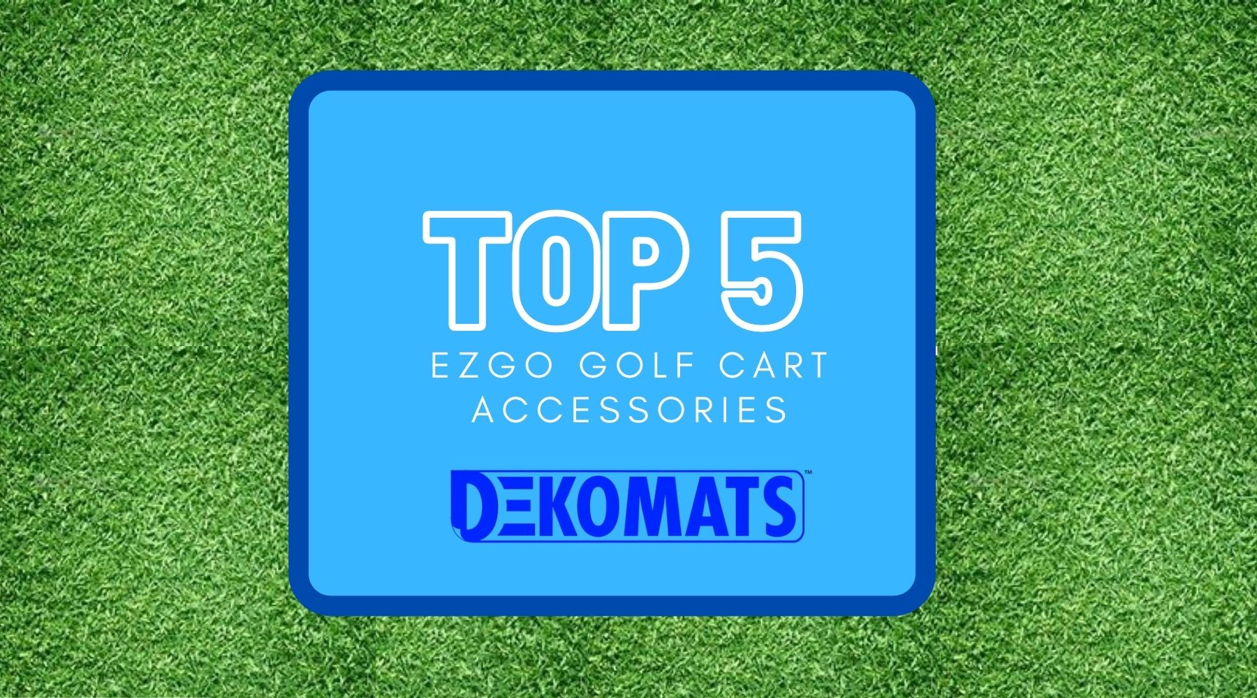 EZGO golf cart accessories