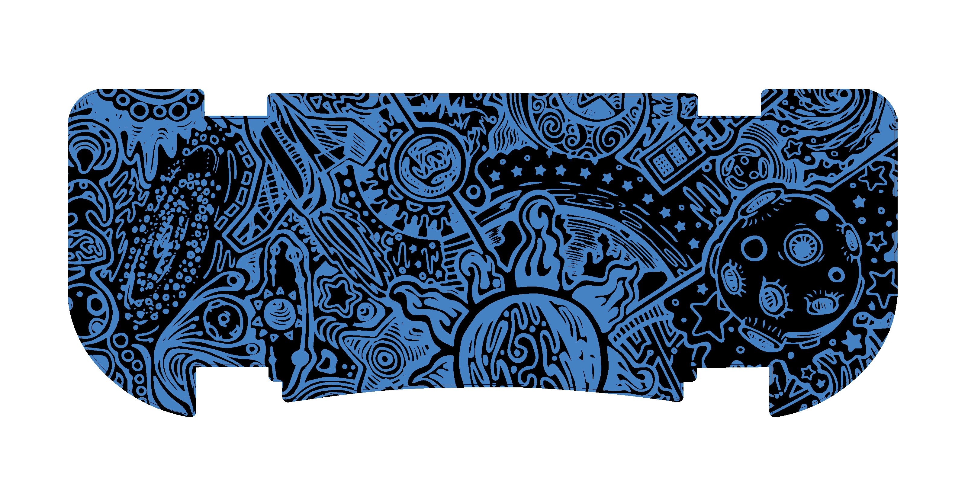 Blue Astro Rear Step Mat