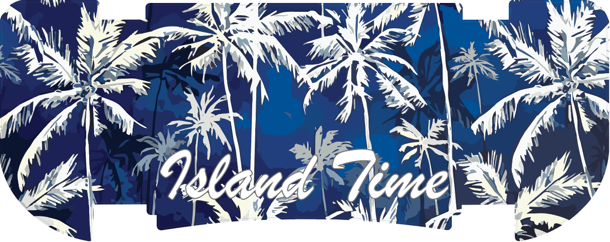Custom Island Time Mat Rear Step - Madjax 300