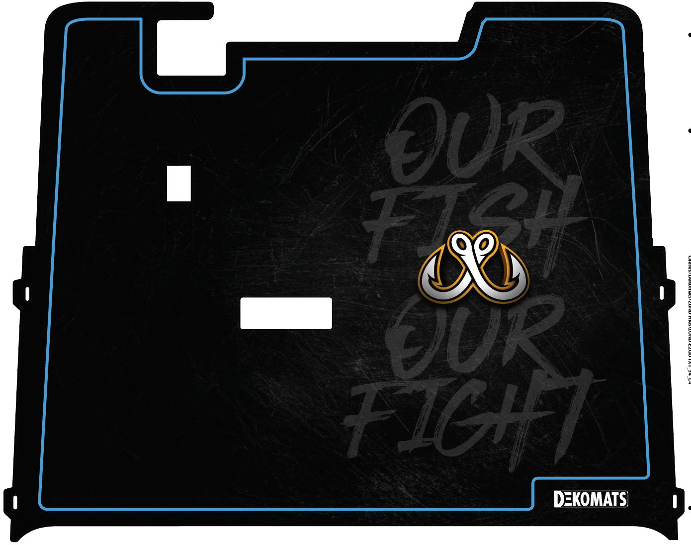 Custom Walleye Mat - TXT