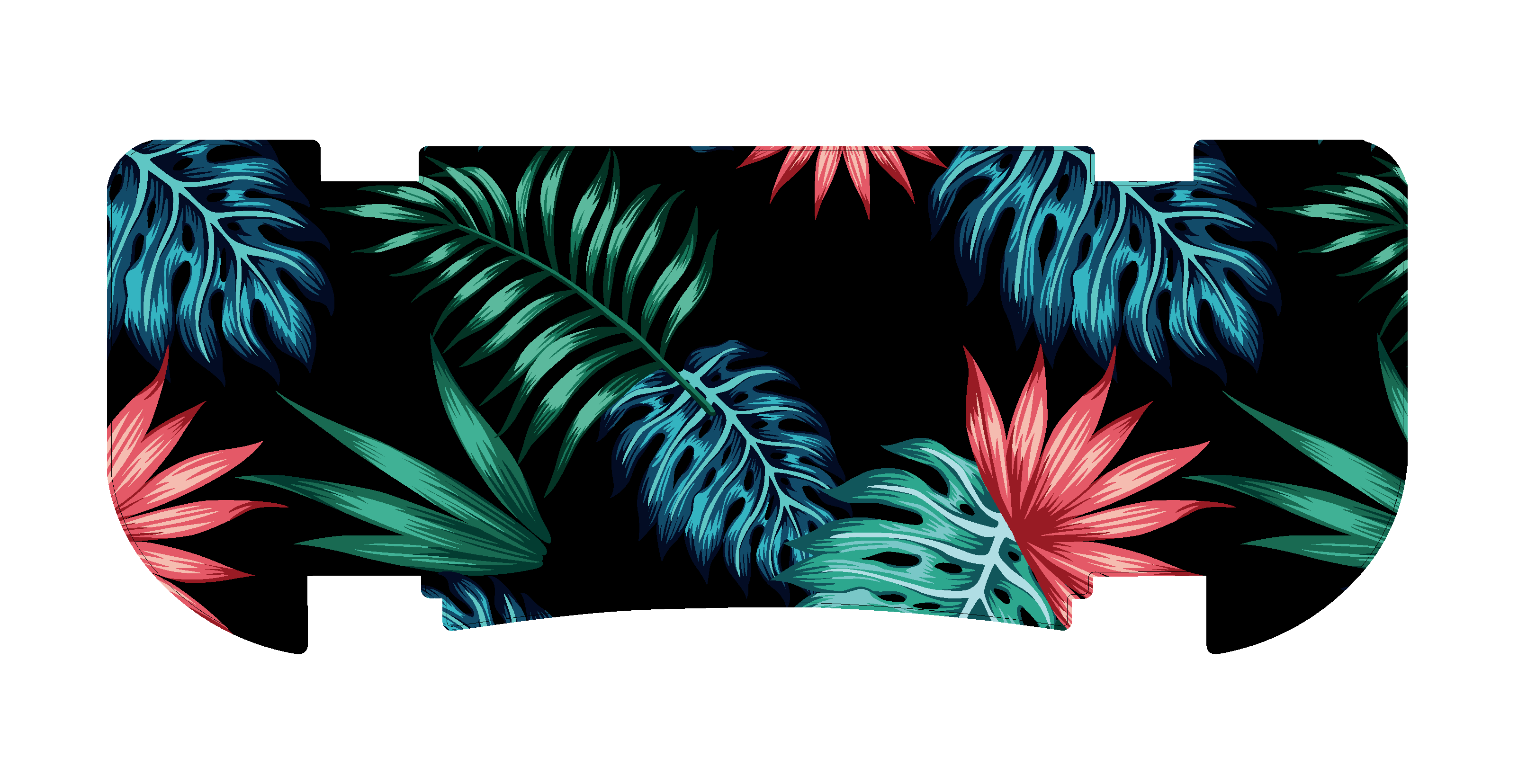 Dark Tropics Rear Step Mat