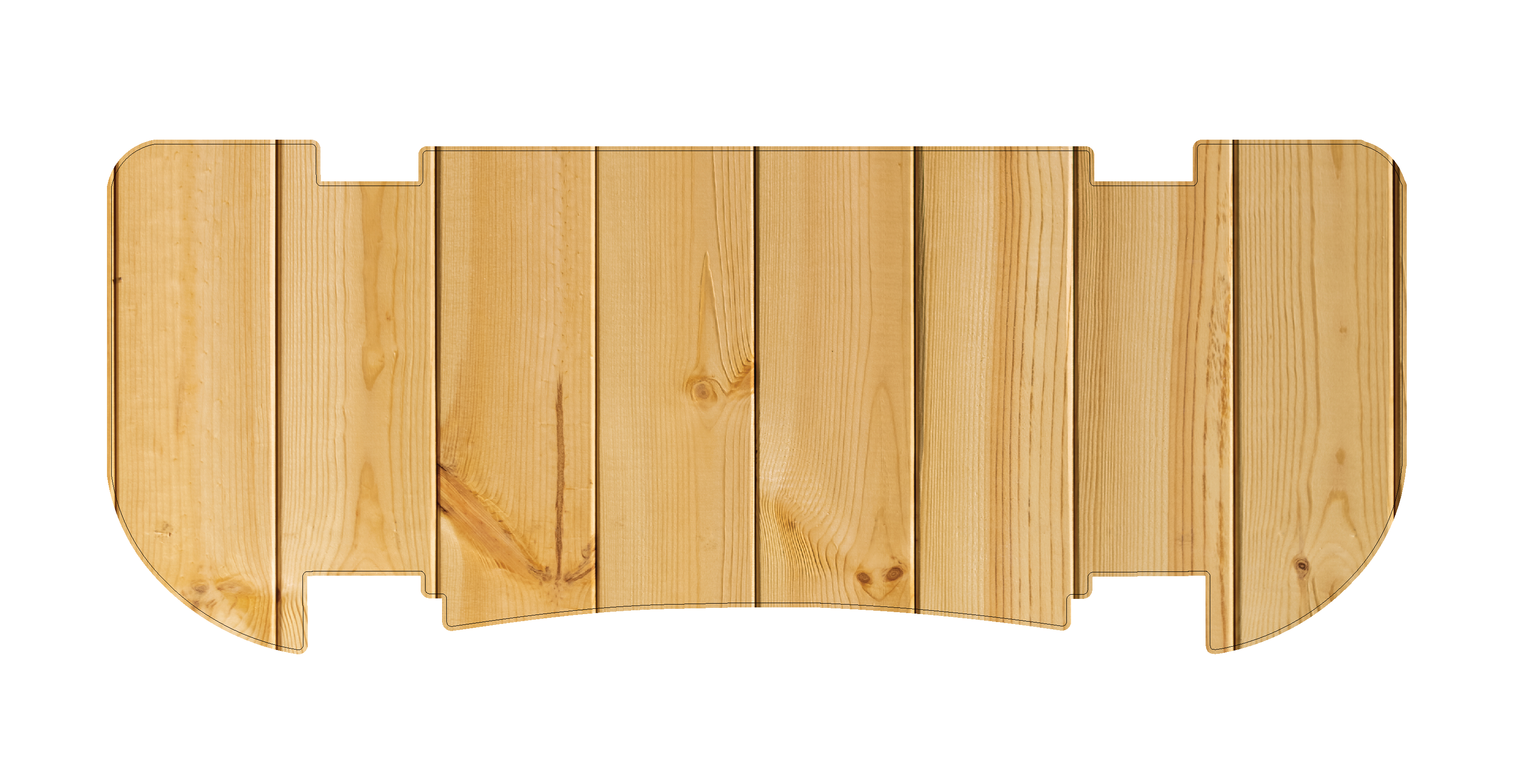 Light Wood Rear Step Mat