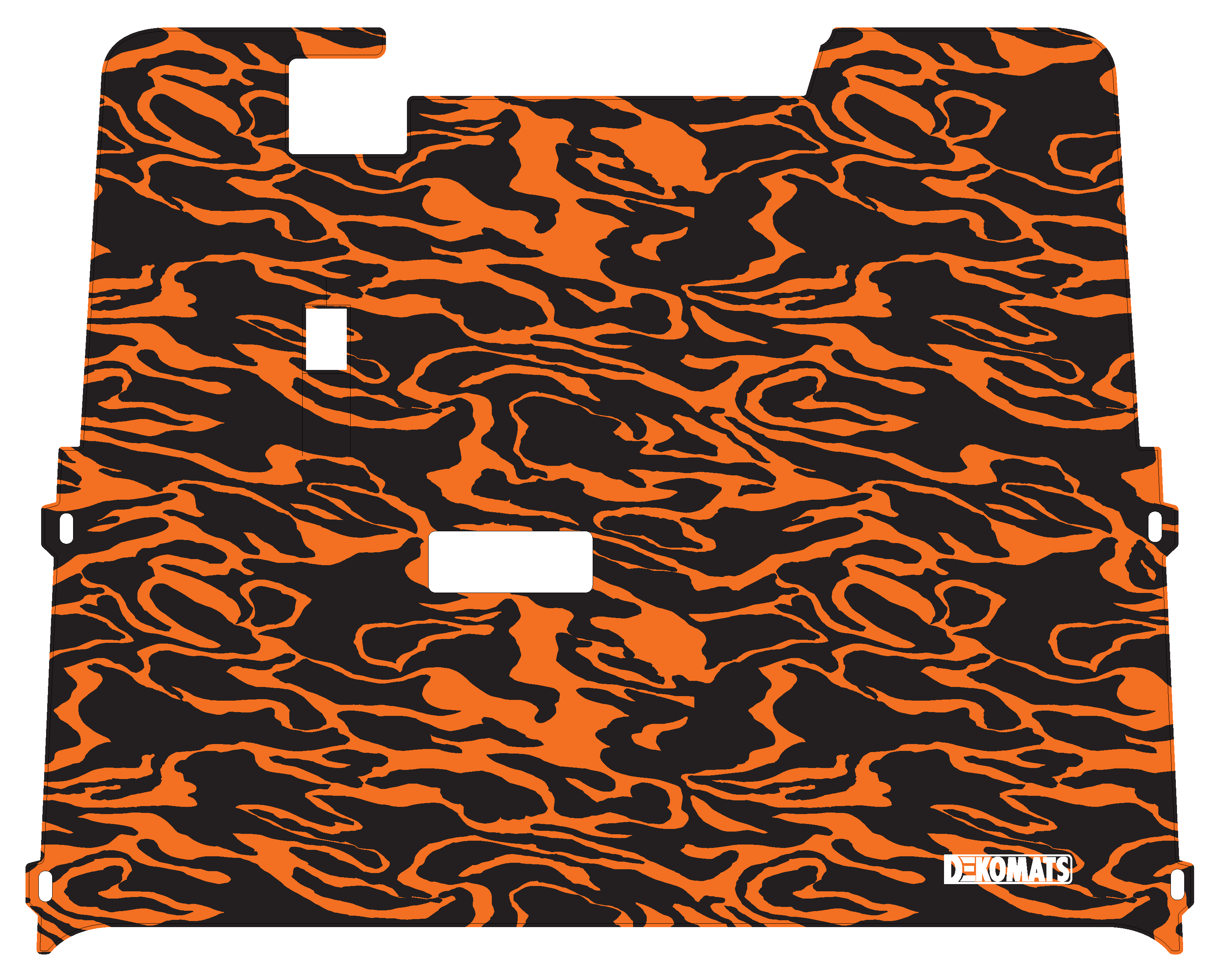 Orange Modern Camo