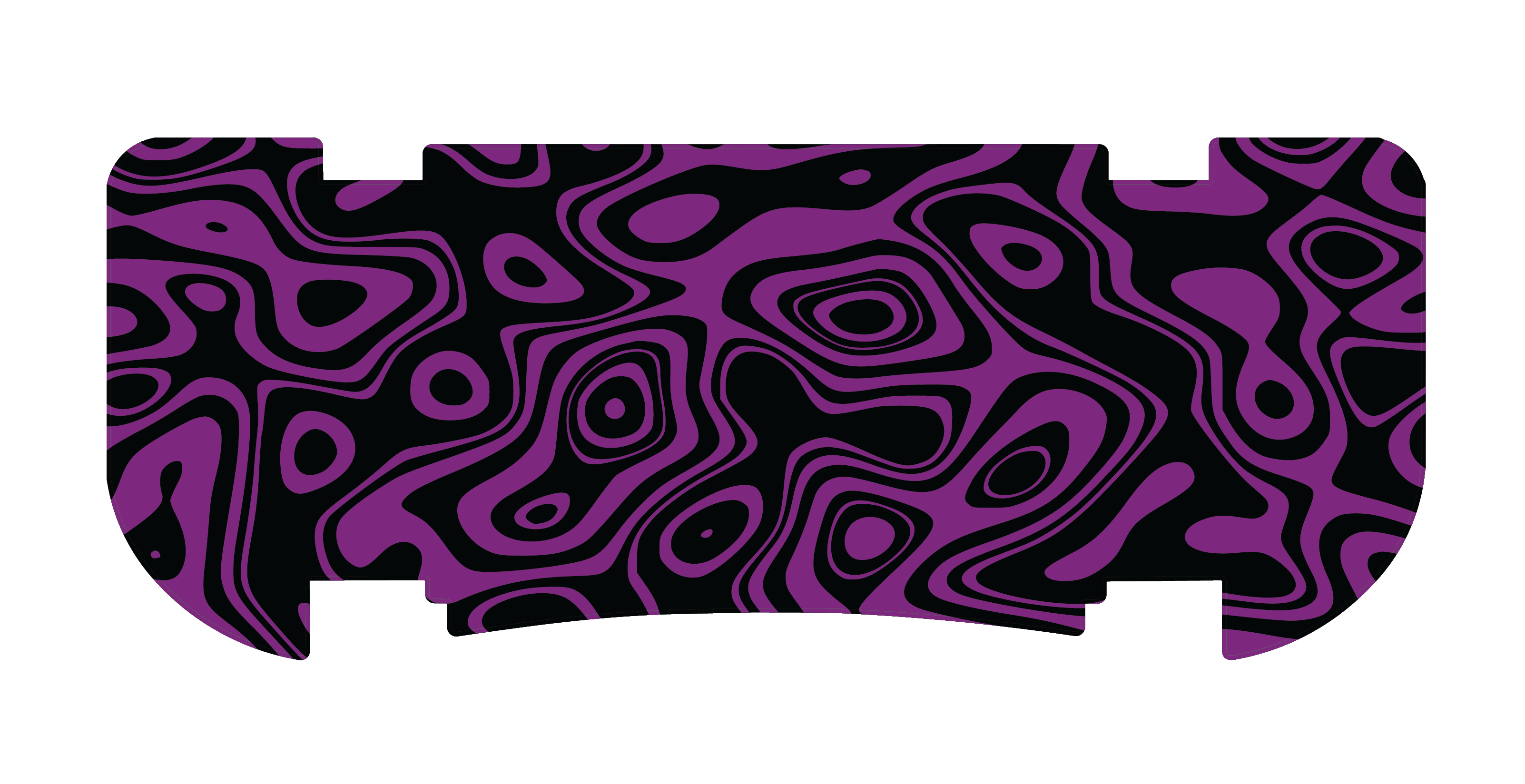 Purple Topo Rear Step Mat