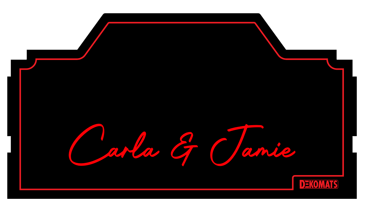 Custom Denago Rover XL Mats - Front and back row - Carla & Jamie