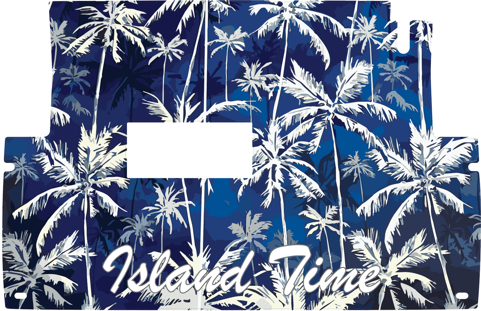 Custom Island Time Mat - CC Precedent