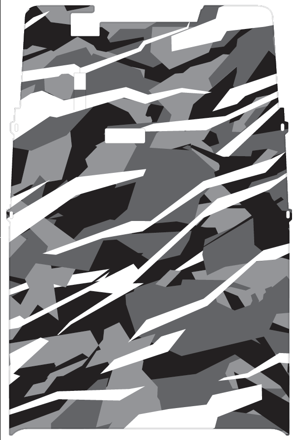 White Abstract - Extended TXT - 63 inches