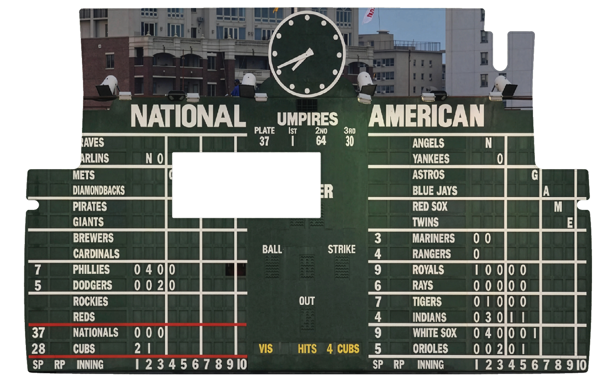 Custom Scoreboard Mat - Precedent