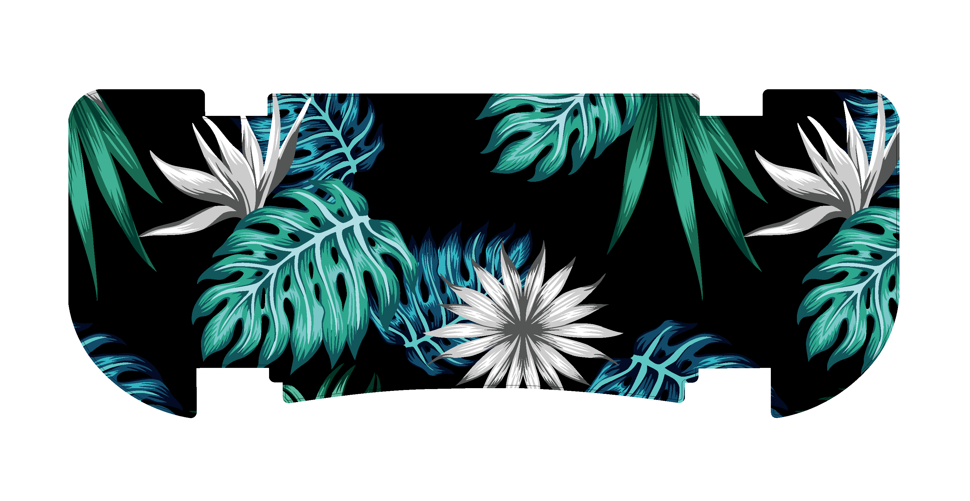 White Tropics Rear Step Mat