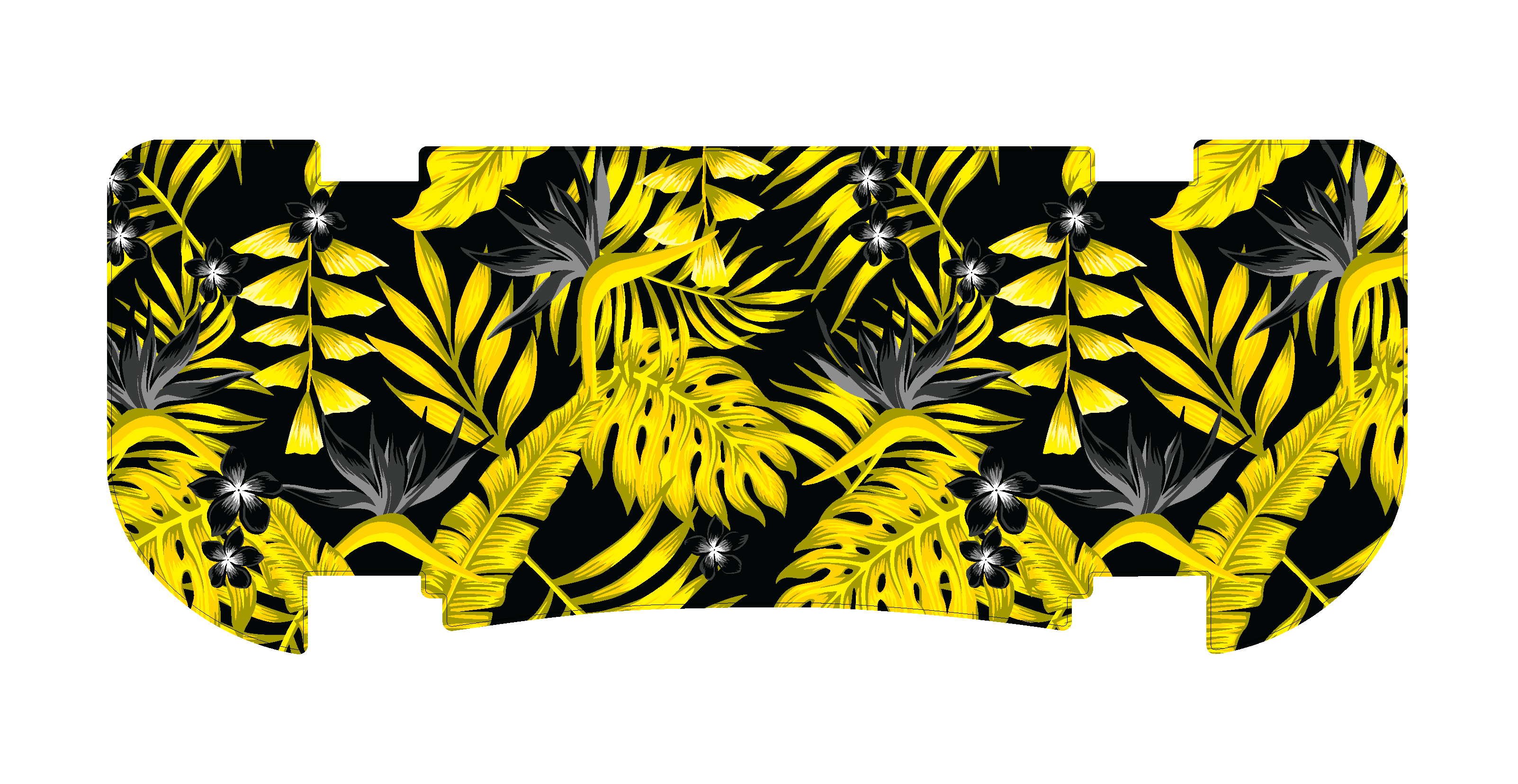 Yellow Hibiscus Paradise Rear Step Mat