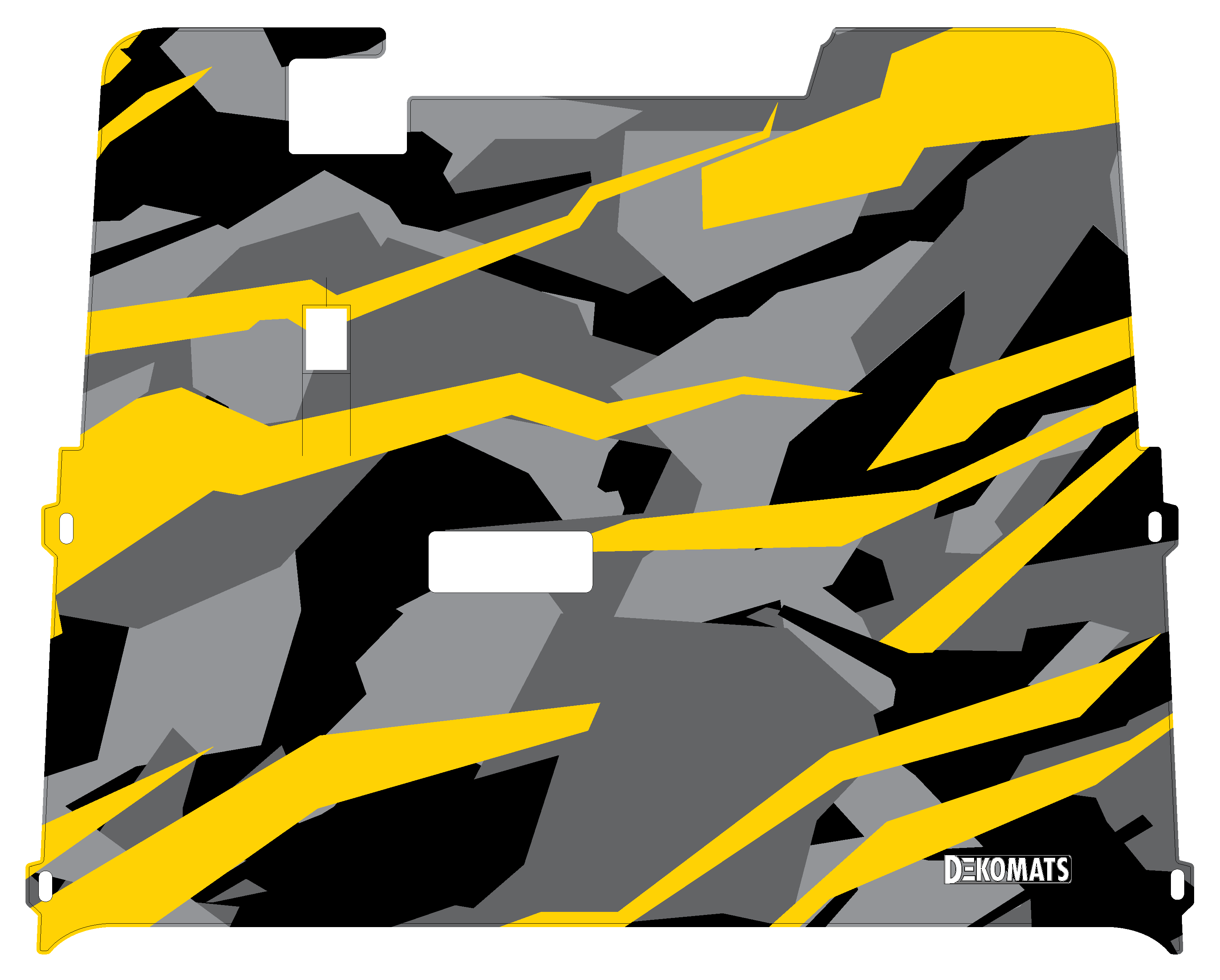 Yellow Abstract Camo