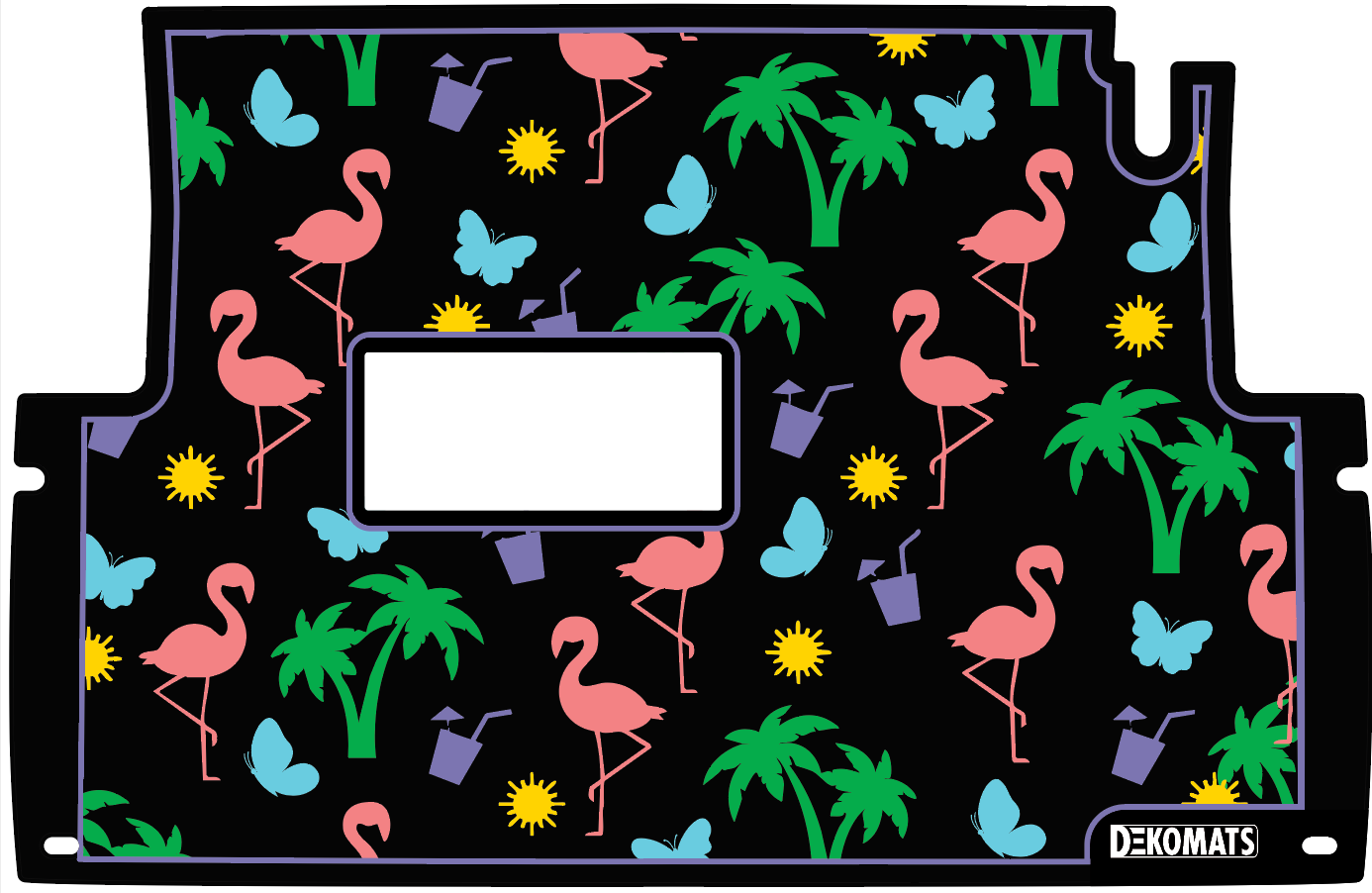 Custom Flamingo Mat